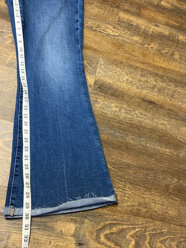 American Eagle Super High Rise Flare Jeans Womens 14 Short Next Level Stretch - Image 10