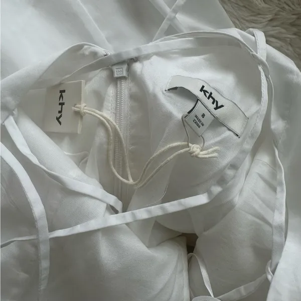 Khy White Dress Size 8 - Image 10