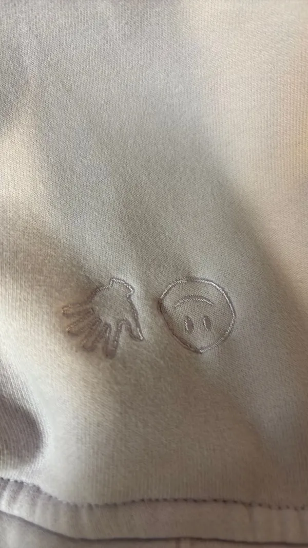 glossier hoodie White - Image 4