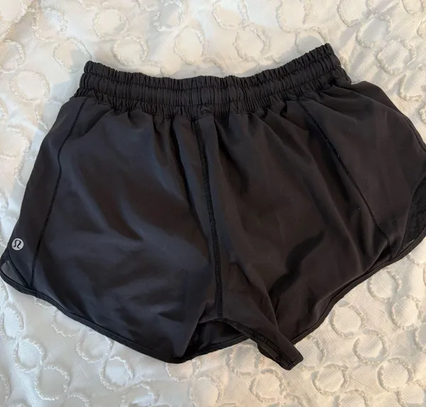 Black Lululemon Shorts 4" Hotty Hot - Image 2