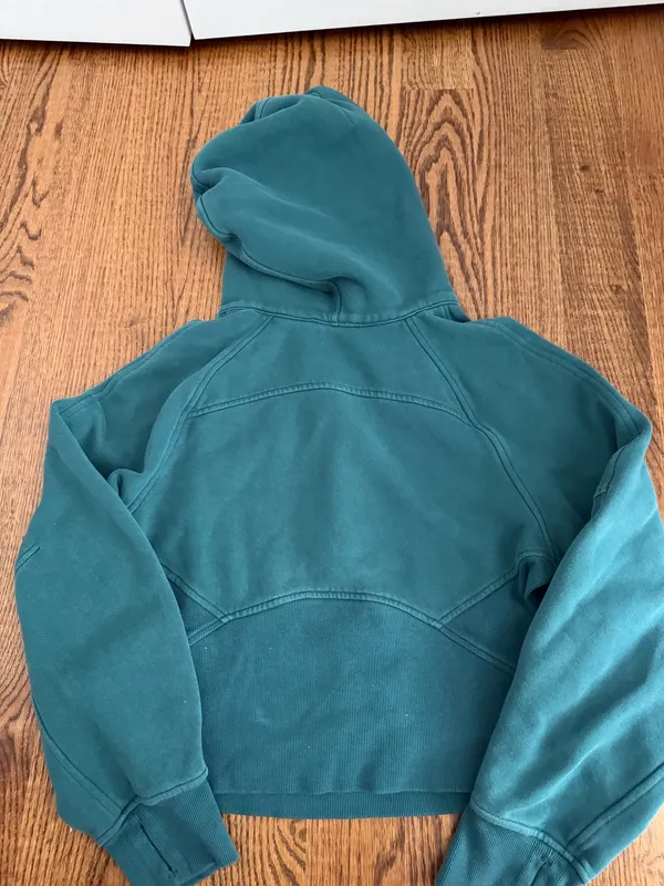 Green Lululemon Scuba Half-Zip - Image 3