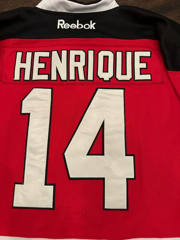 Devils Adam Henrique #14 Reebok Jersey Size 48 CCM Made in Canada NHL Hockey - Image 9