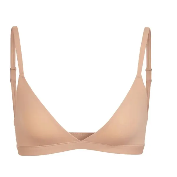NWT SKIMS Fits Everybody Triangle Bralette‎ Ochre Size S - Image 2