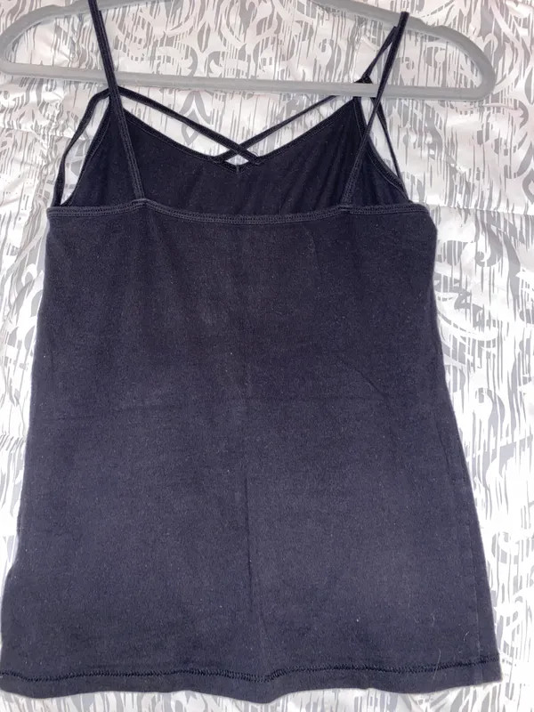 V Neck Black Cami - Image 2