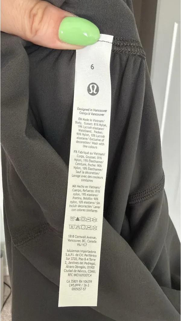 Lululemon Size 6 Align Fold-over Relaxed Leggings Joggers - Image 9