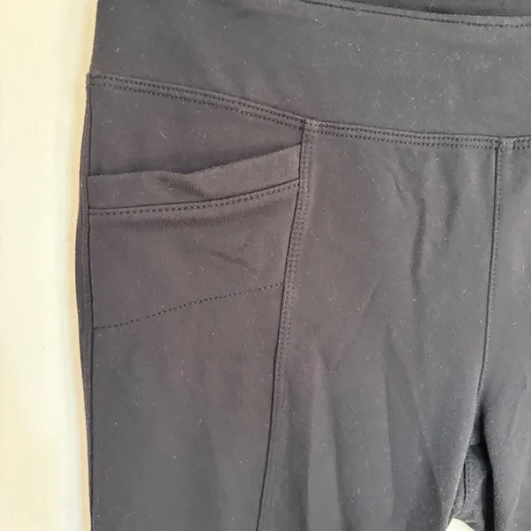 Athleta Womens Black High Rise Pocket Leggings Size Small Activewear Pants‎ - Image 2