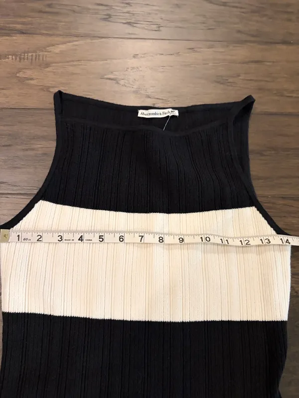 New With Tags Abercrombie & Fitch Petite Summer Sweater Dress Sz MP - Image 5