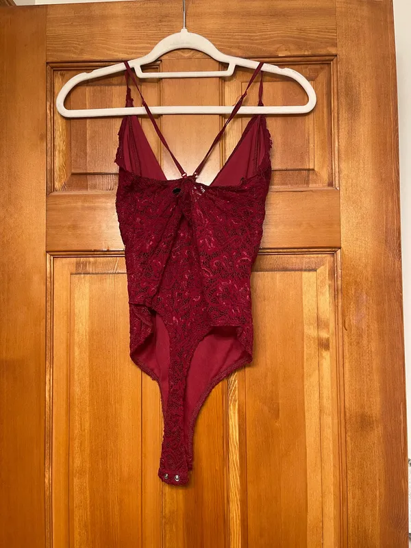 Windsor Bodysuit Lace Red - Image 2