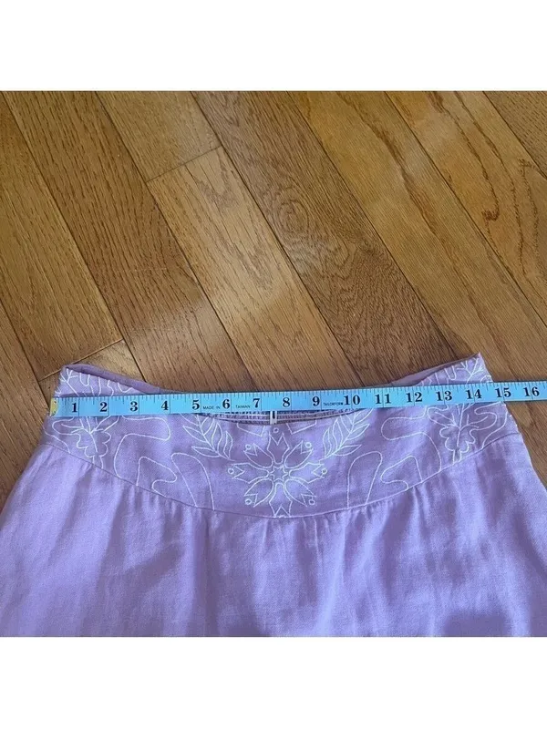 Free People Lotus Orchid Purple Sz. Small Set Skirt and crop top 100% cotton - Image 14