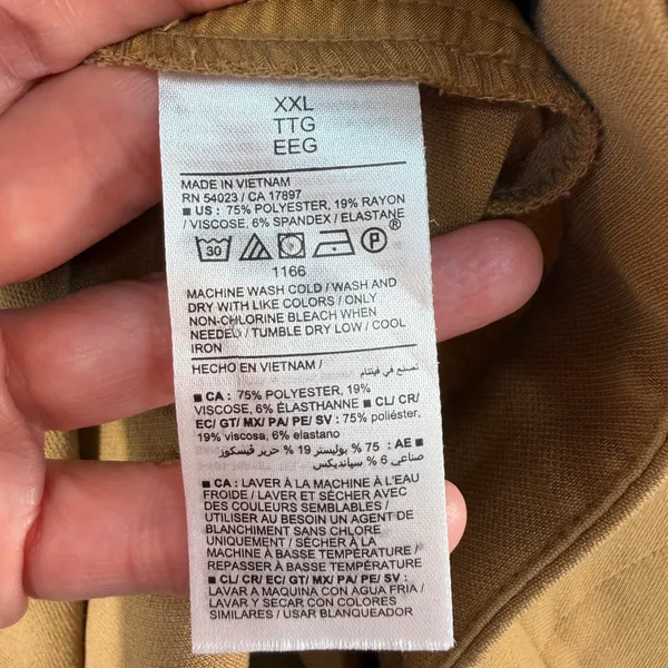 Old Navy XXL Tall‎ Extra High Waisted Taylor Super Wide Leg Trouser Suit Pants - Image 8