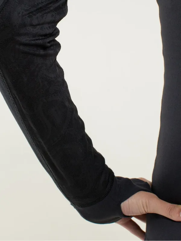 Lululemon Star Runner Long-Sleeve Black Half-Zip Athletic Top - Image 7
