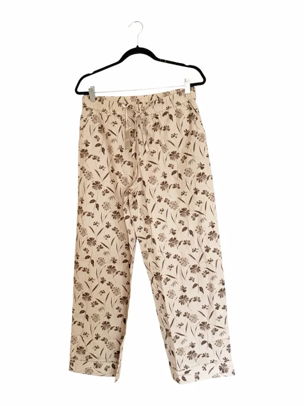 NWT Haven Well Within X Nordstrom 100% Organic Cotton Floral Lounge Pants Size M - Image 2