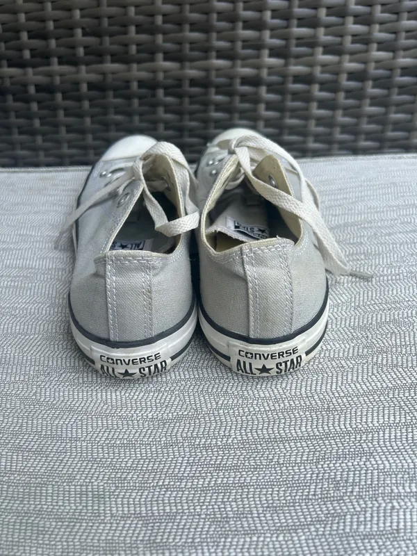 Converse Chuck Taylor All Star Unisex Low Top Grey wolf/white sneakers - Image 8