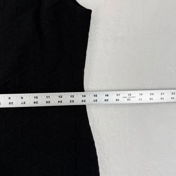 AMANDA UPRICHARD Black‎ Textured Sleeveless Sheath Dress Size M - Image 4