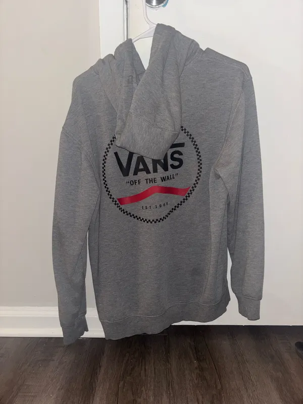 Vans Hoodie Grey - Image 2