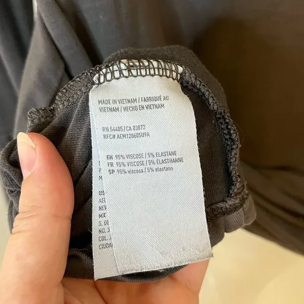 American Eagle Soft & Sexy Gray Long Sleeve Tee Size XS - Image 6