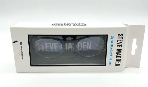 Steve Madden Black Frame Digital Blue Light Glasses Brand New - Image 12