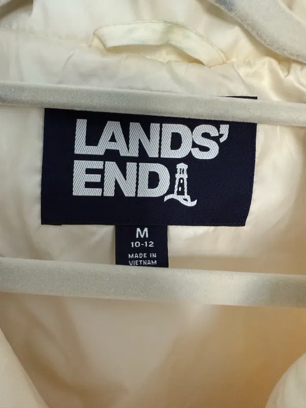 Lands' End White Vest - Image 4