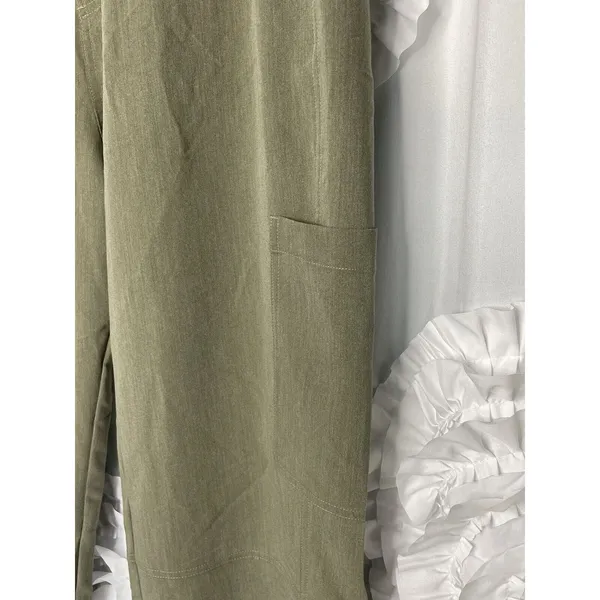 Figs Scrub Pants Men's 2XL Green Axim Cargo Elastic Waist Technical Medical - Image 4