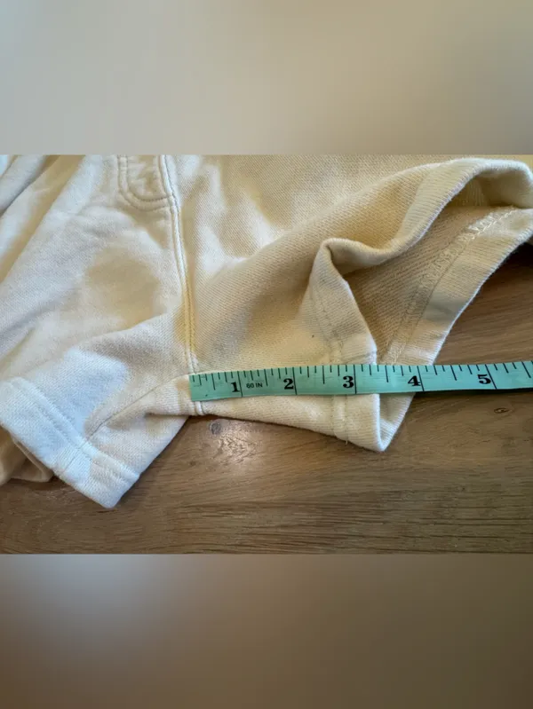 Free People Throw and Onsie Shortsie cream size medium - Image 10
