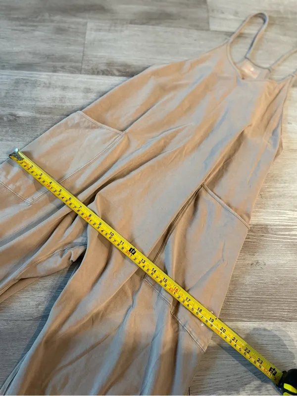 Spiritual Gangster Free People Hot Shot Jumpsuit in Mocha Latte Size XS - Image 6