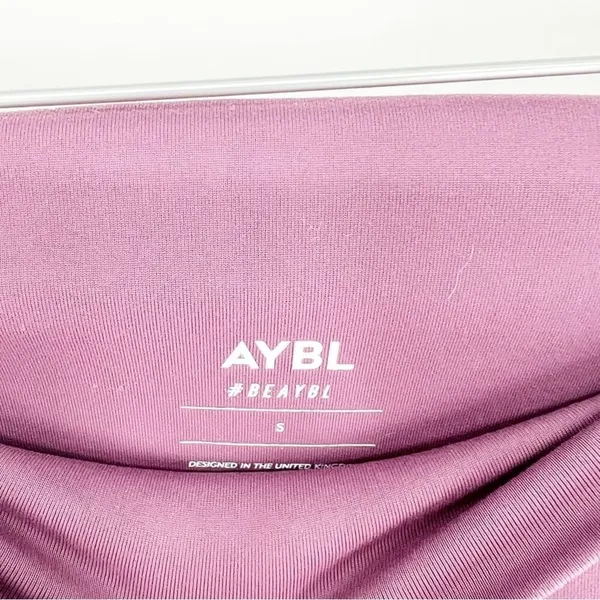 AYBL Core High Rise Workout Leggings Women's Size S‎ Purple Gym Girl - Image 7
