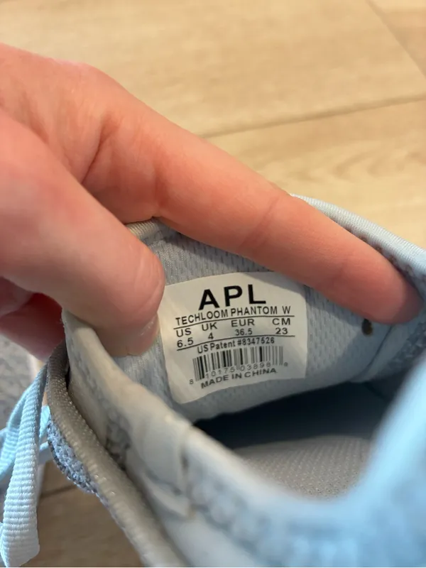APL Women’s Techloom Phantom Gray Knit Sneaker Size 6.5 - Image 8