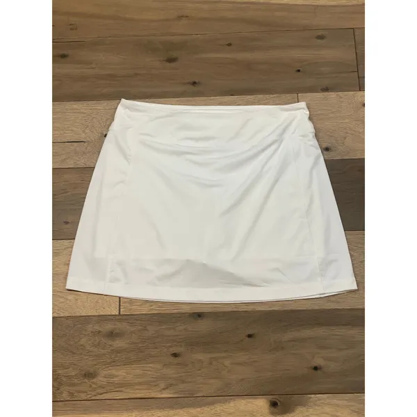J.Jill A‑Line Knit Skort Size M White Athleisure Activewear - Image 4