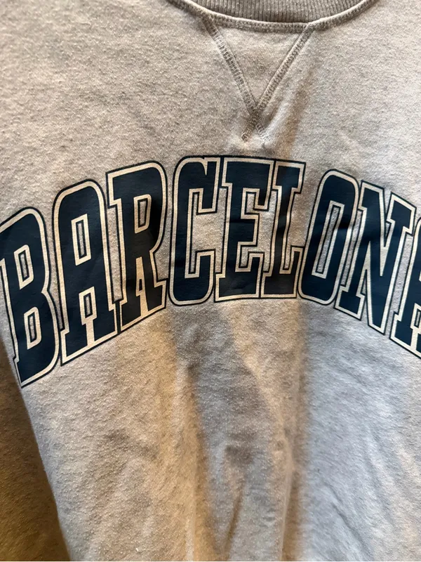 Size Small H&M Light Gray Crewneck Sweatshirt - Image 2