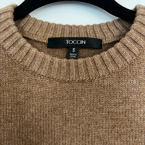Toccin Short Sleeve Sweater Brown - Image 4