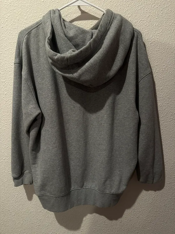 Nike Gray Sweatshirt Hoodie - Image 2