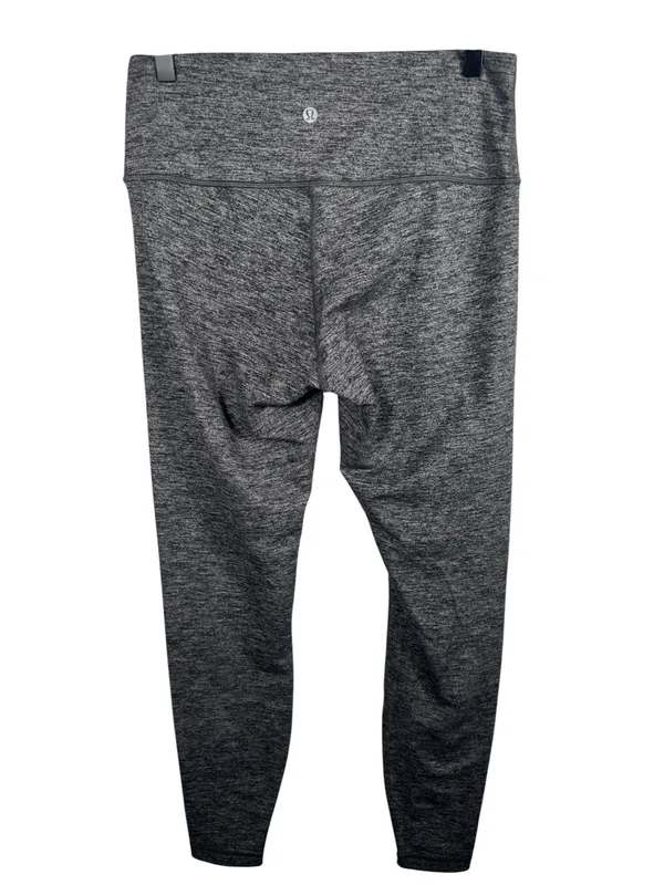 Lululemon Wunder Under Hi-Rise Tight 28 Heathered Black Luon 10 - Image 4