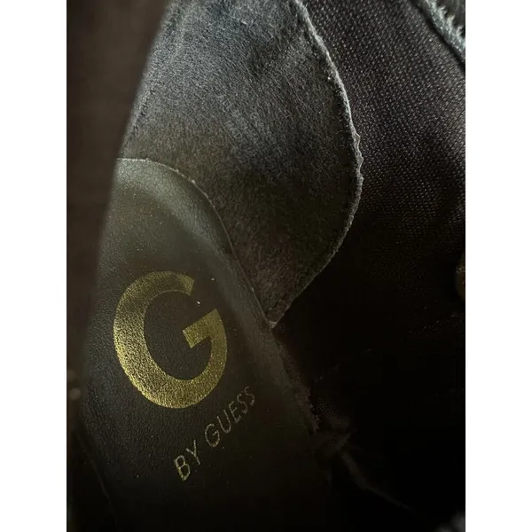 G By Guess Bootie Womens 6.5 Heel Side Zip Ankle Boots Brown Faux Leather - Image 7