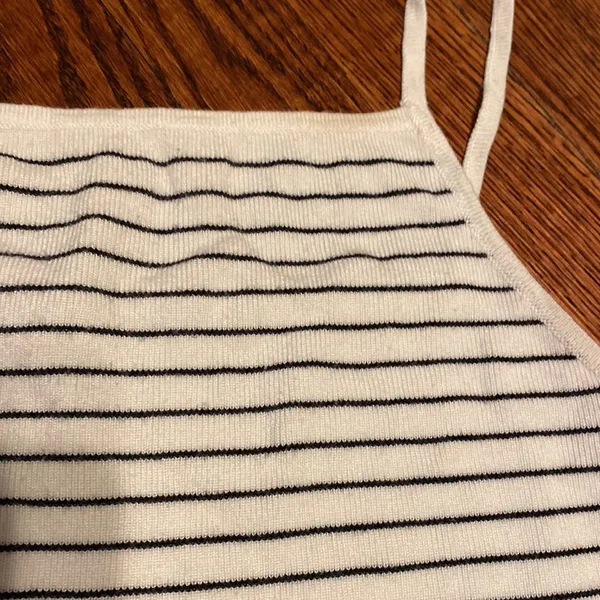Brandy Melville Striped Ribbed Knit Tank - Image 2