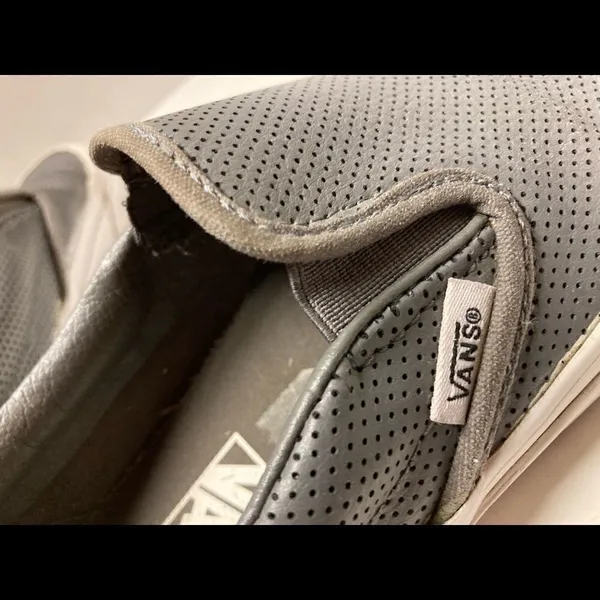 VANS, perforated leather off-the-wall shoes‎ - Image 11