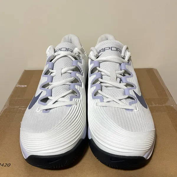 Nike Court Air Zoom Vapor 12 HC White Indigo Women's Size 10 FV5554-102 NEW - Image 2