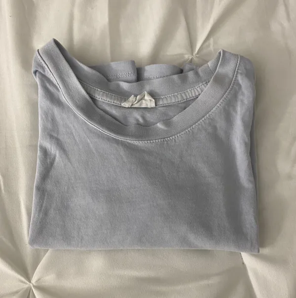 Cotton On Baby Blue Crop Top - Image 3