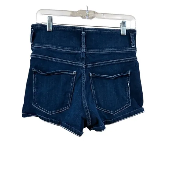 Express Dark Denim Jean Shorts - Image 10