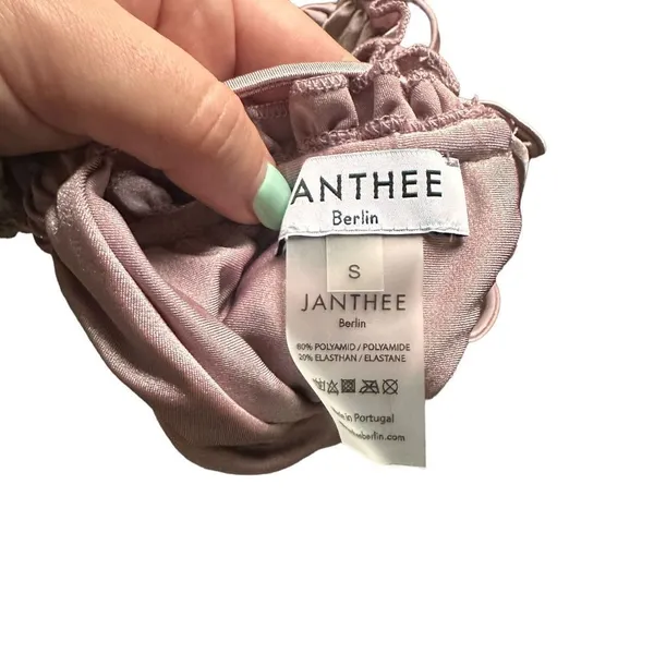 JANTHEE Triangle Halter‎ Bikini Top NWOT Sz Small - Image 2