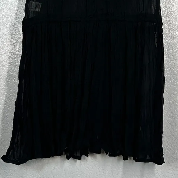 S Dress Babydoll Lace Sheer Minidress, 90s Grunge Slip Whimsy Goth Dark Regency - Image 7