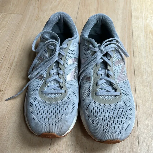 New Balance Light Gray Athletic Sneakers - Image 5