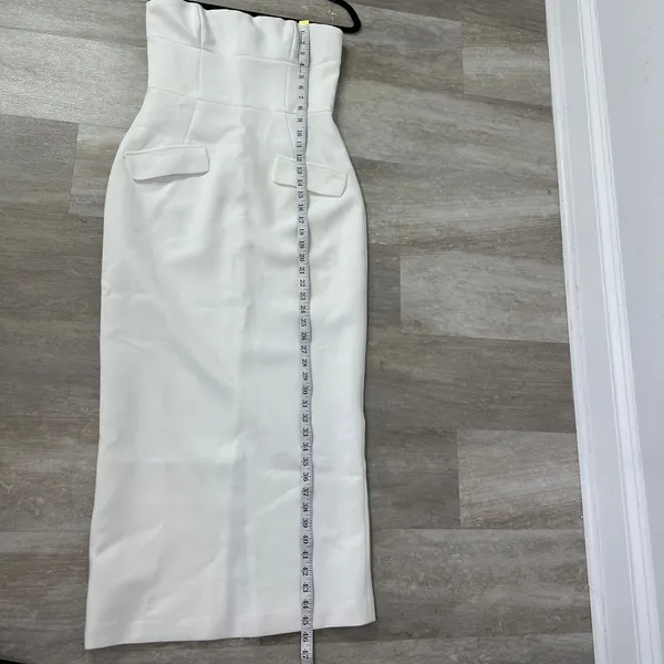 NEW Babyboo Roxanne Midaxi Dress Ivory Size Medium Cocktail Party Dress - Image 12