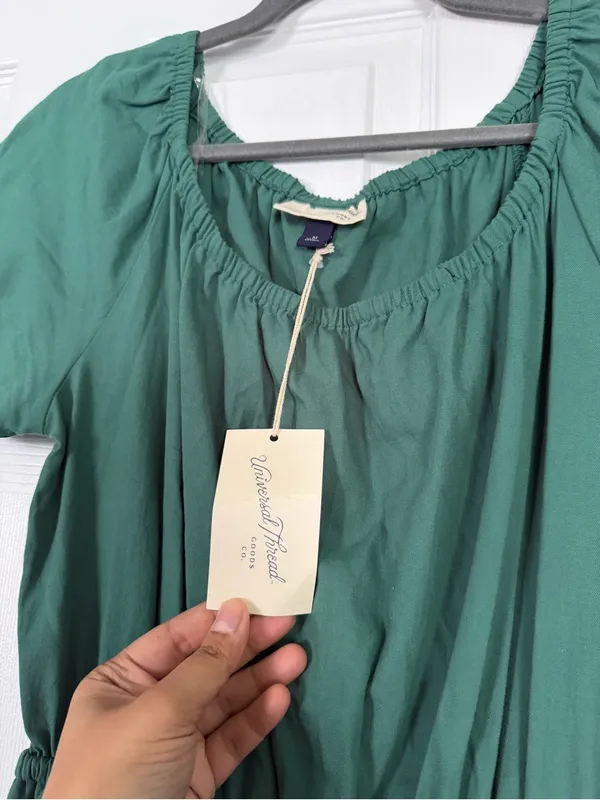 Universal Threads Teal Green Cut out Detail Maxi Dress - Image 3