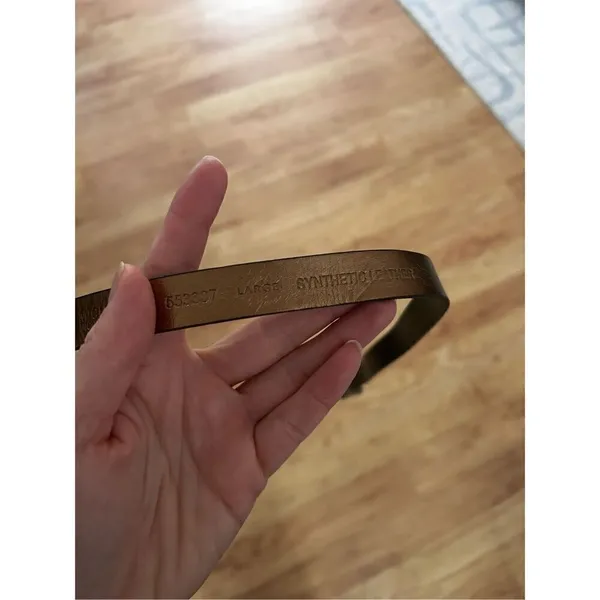 Michael Kors large brown belt women’s inside its gold - Image 4