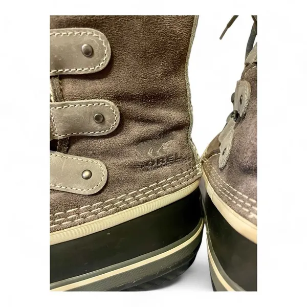 Sorel Joan of Arctic Waterproof Fur Insulated Snow Boots Quarry / Black 6‎ - Image 5