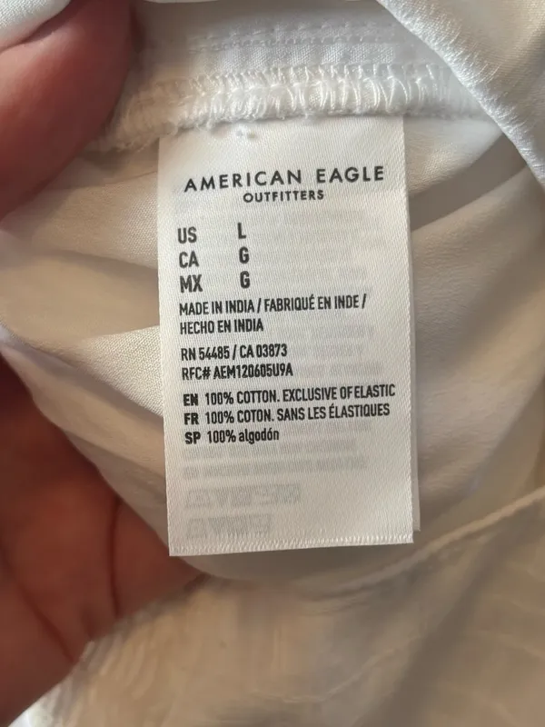 NWT American Eagle 100% Cotton Babydoll Romper sz L - Image 4