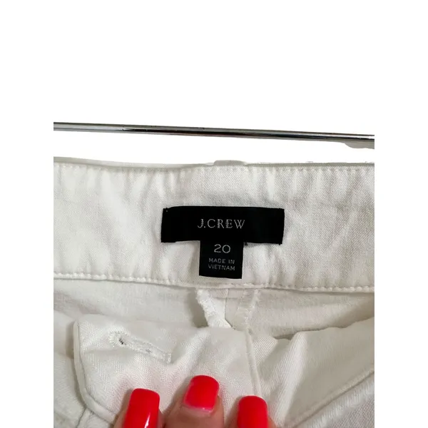 J.Crew Sydney wide-leg pant in bi-stretch‎ cotton blend Women's Size 20 #BF404 - Image 2