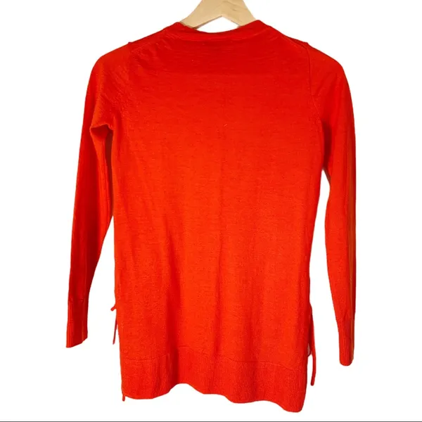 J.Crew XXS 100% Merino Side Tie Pullover Sweater. - Image 5