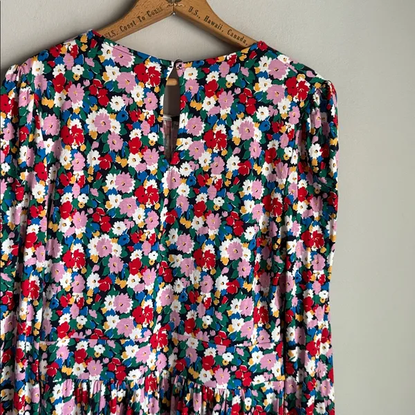 Boden Alexandra Blouson Jersey Dress 8 - Image 8