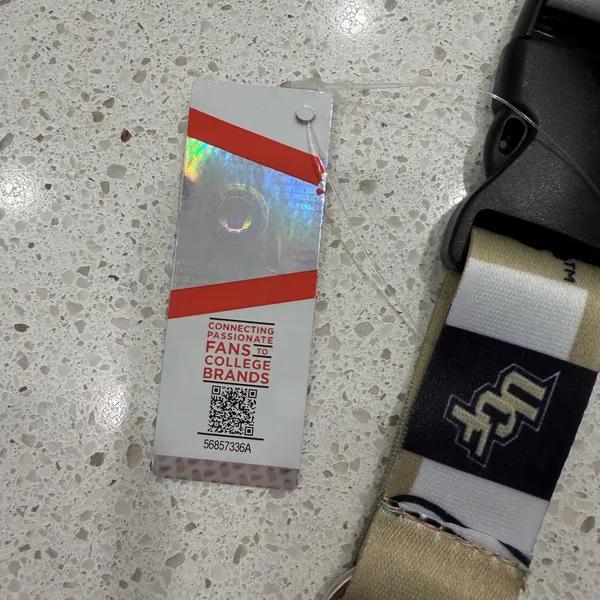 Fanatics UCF Knights College University Lanyard Keychain NEW - Image 2